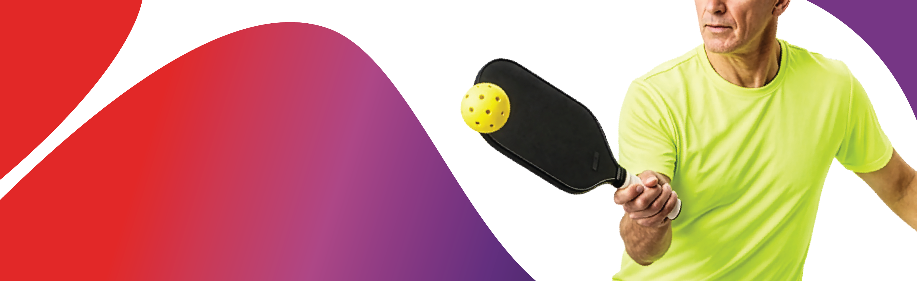 man playing pickleball