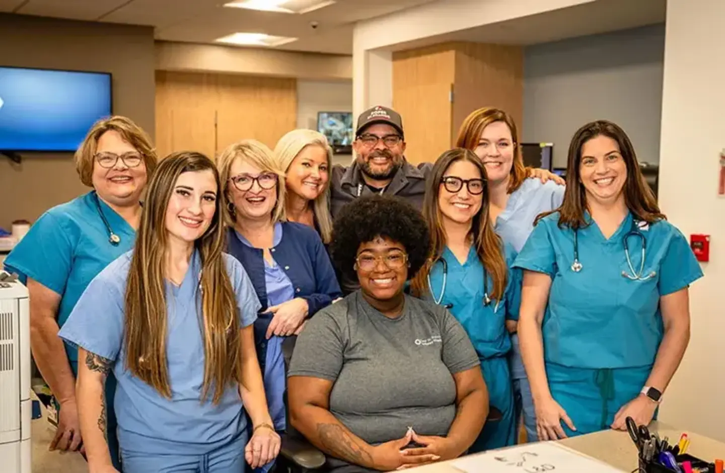 Nurses team photo