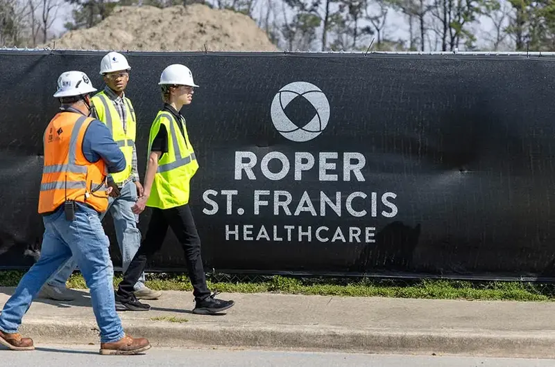 Job shadow day students at future Roper Hospital