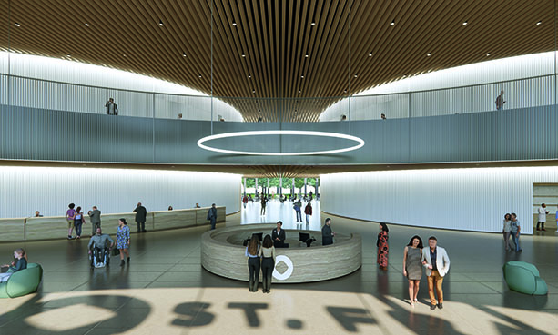 New Roper Hospital lobby