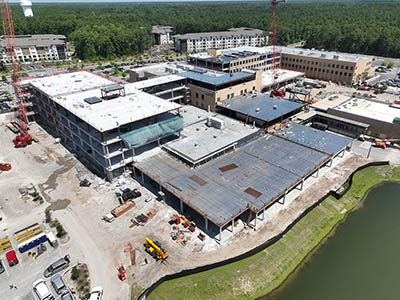 July 2024 aerial view pond thumbnail